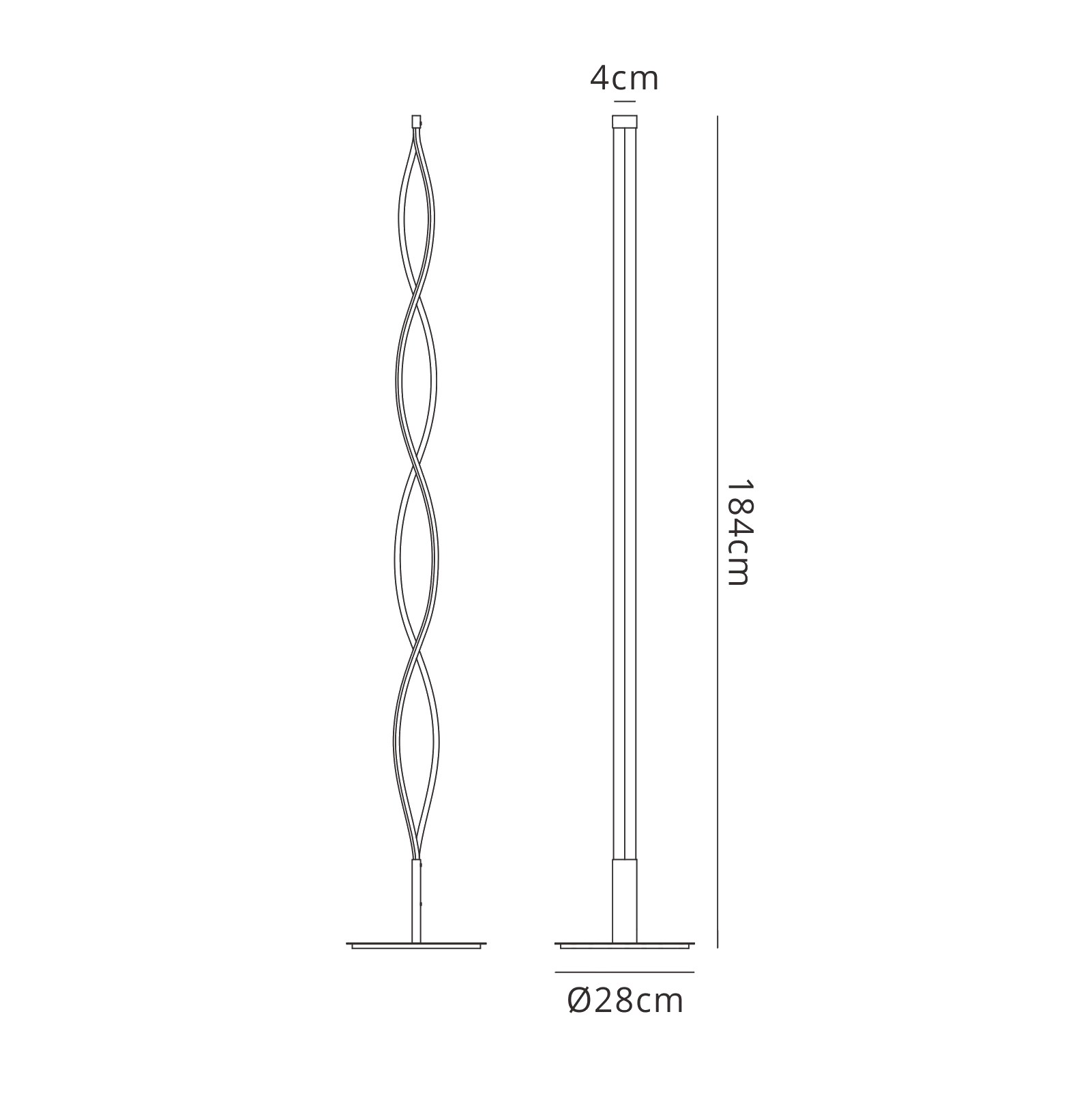 Sahara Silver XL Floor Lamps Mantra Designer Floor Lamps 